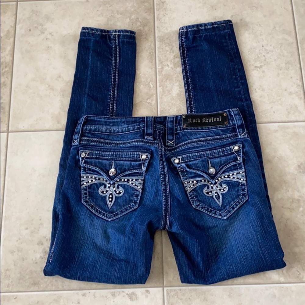 Rock Revival Sora Skinny Jeans Size 26 💕